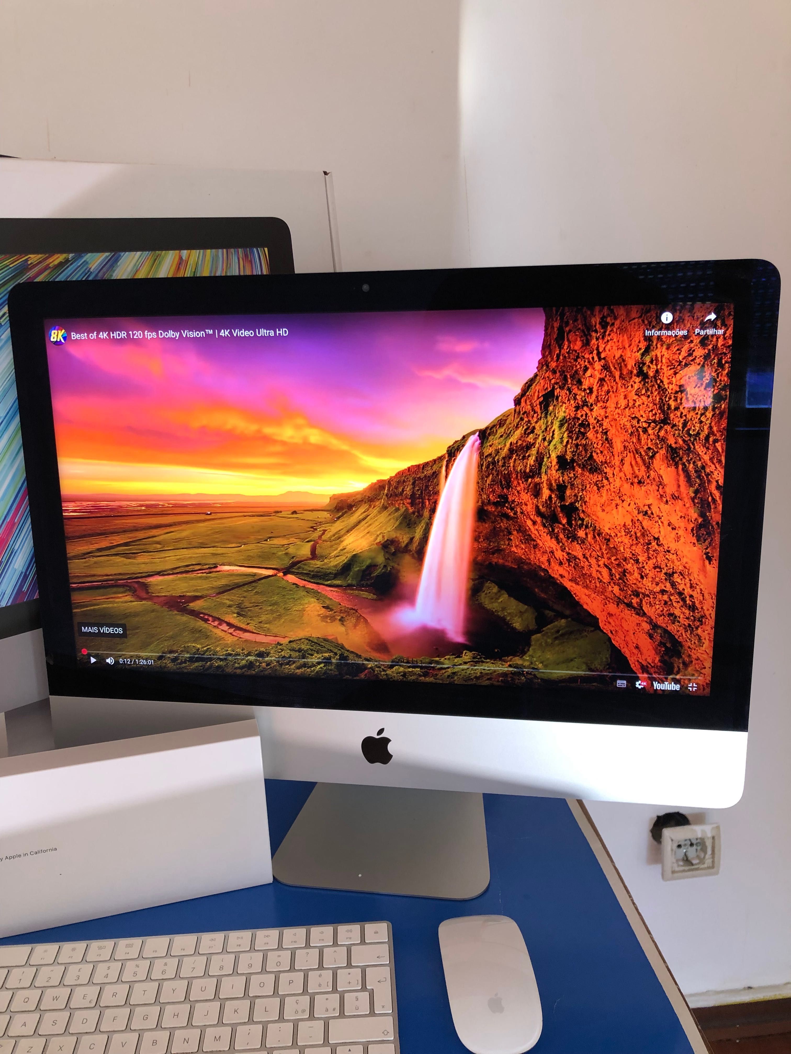 iMac 2017 4k em Caixa Magic Keyboard/Mouse