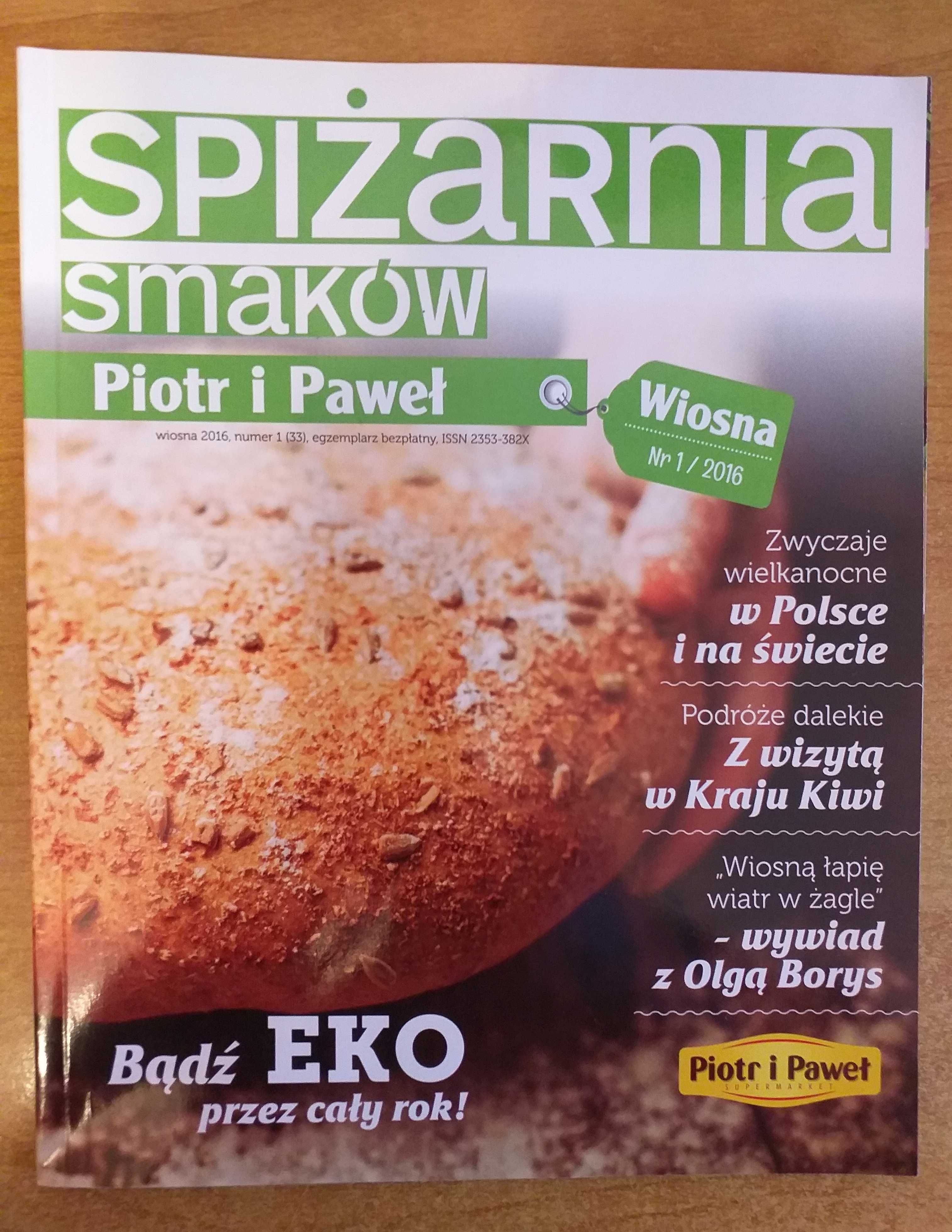 Pismo sieci Piotr i Paweł - Spiżarnia smaków rok 2016 (komplet)