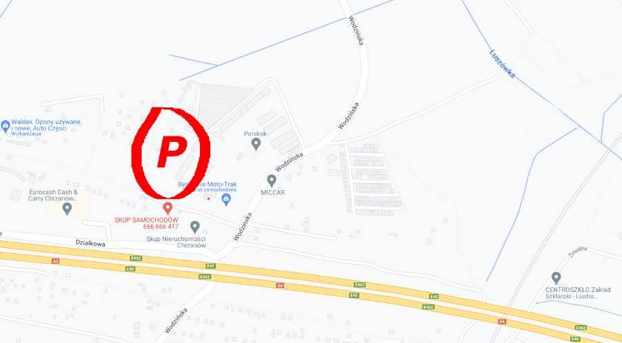Wynajmę miejsca parkingowe dla TIR Parking A4 dla Tirów Chrzanów Baza