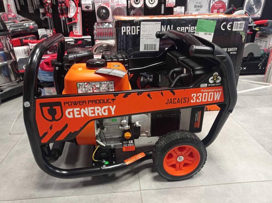 Професійний генератор GENERGY JACA 3,3 кВт, Мідна обмотка. ІСПАНІЯ.