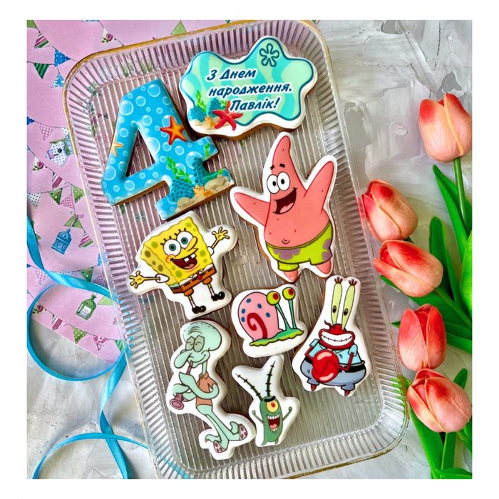 Декор для торта. Топери на торт. Пряники.