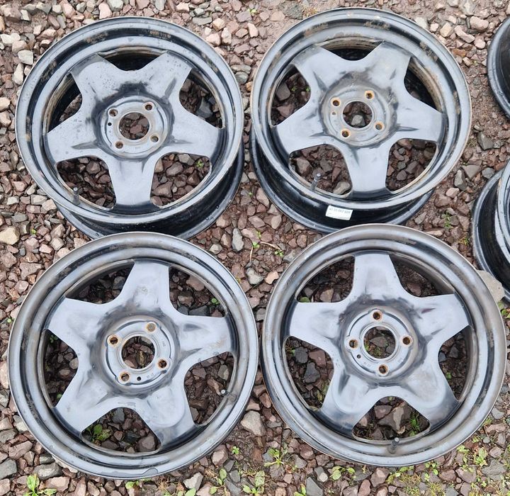 Felgi stalowe strukturalne Lodgy Dokker 4x100 6Jx16 ET40 TPMS Kpl.