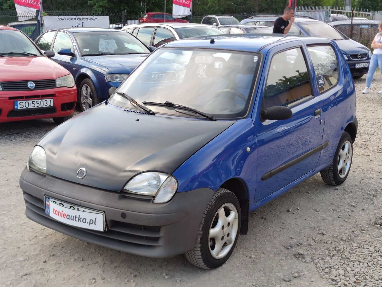 Fiat Seicento 1.1 Benzyna//Alufelgi//Niski Przebieg//Opłaty//Zamiana