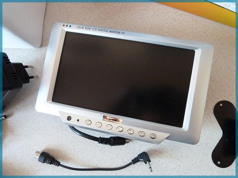 TV & MONITOR, 7" LCD Color.