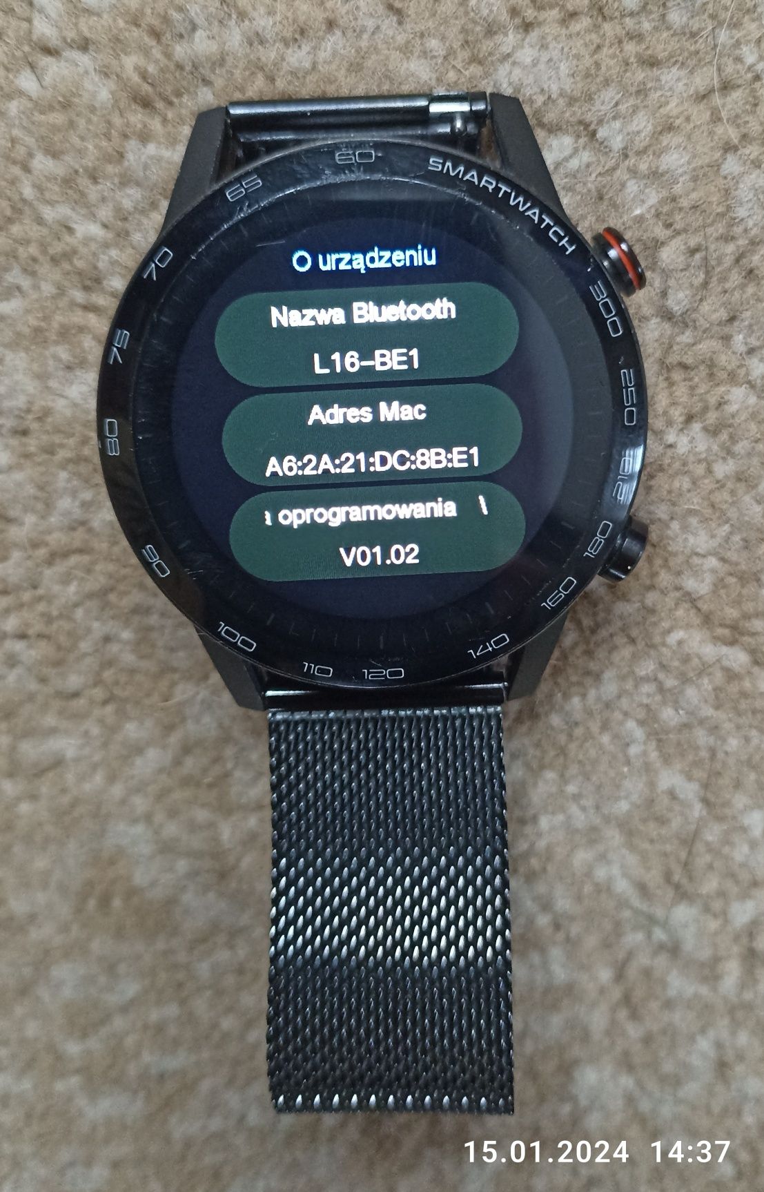 Smartwatch L16-BE1