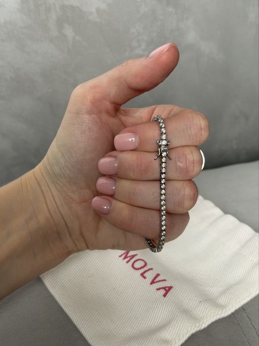 Елегантний тенісний браслет від укр. бренду Molva