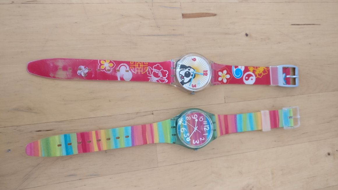 Conjunto de 7 relógios Swatch