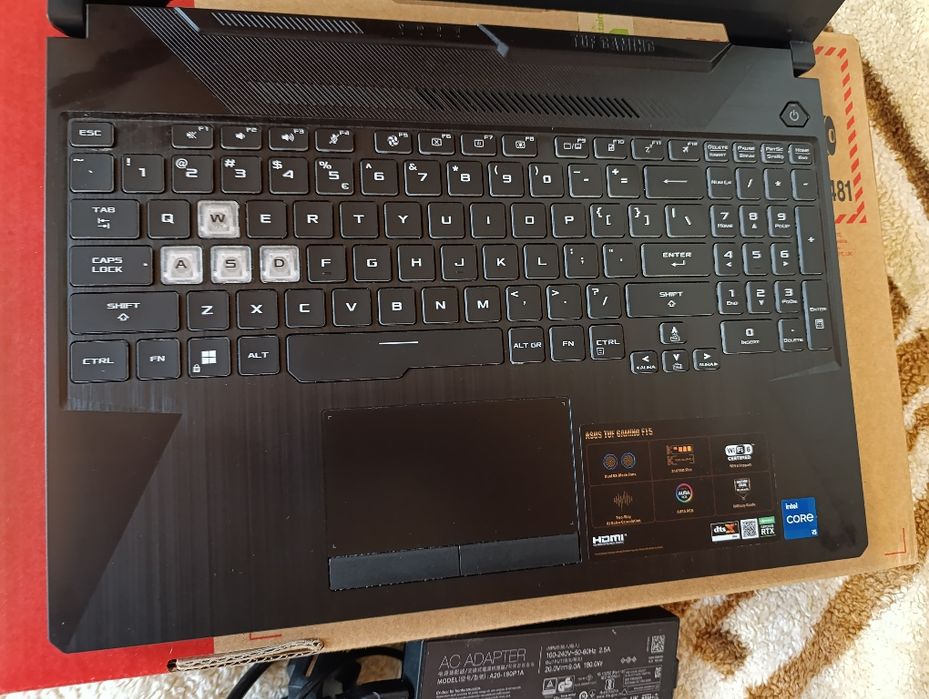 Asus Tuf 144Hz i5 11400h RTX 3050 16 RAM 512SSD