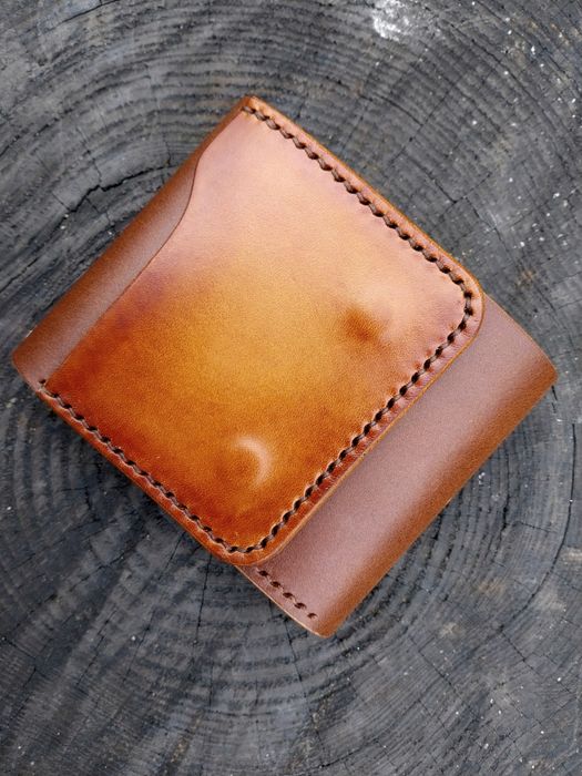 Portfel męski.  Handmade.  Skóry naturalne.