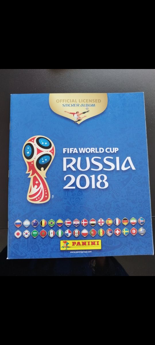 Caderneta de futebol mundial 2018(vazia)