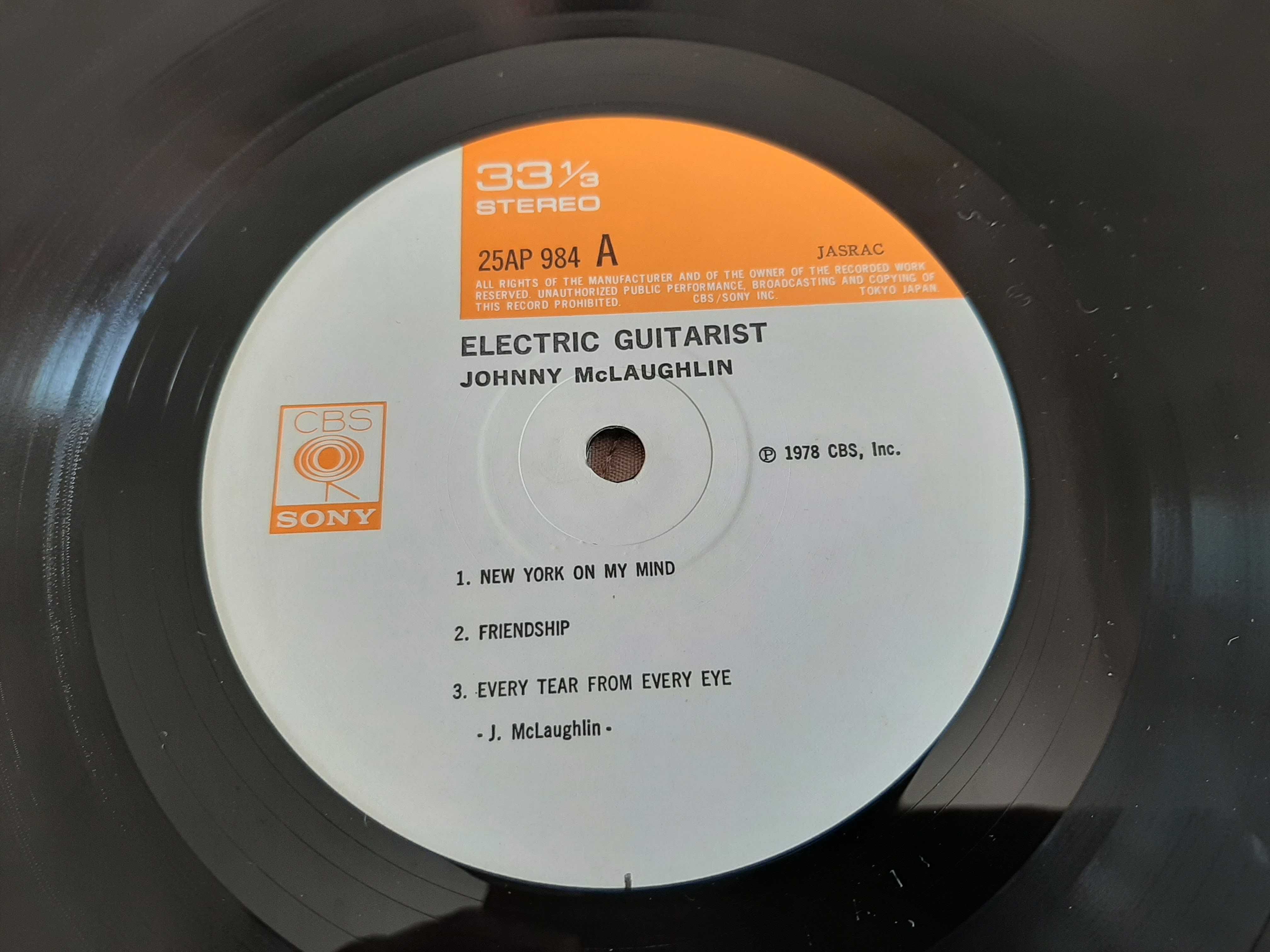 John McLaughlin - Electric Guitarist - Japão - Vinil LP