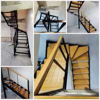 Металеві сходи, деревʼяні сходи, лестници 24500 грн