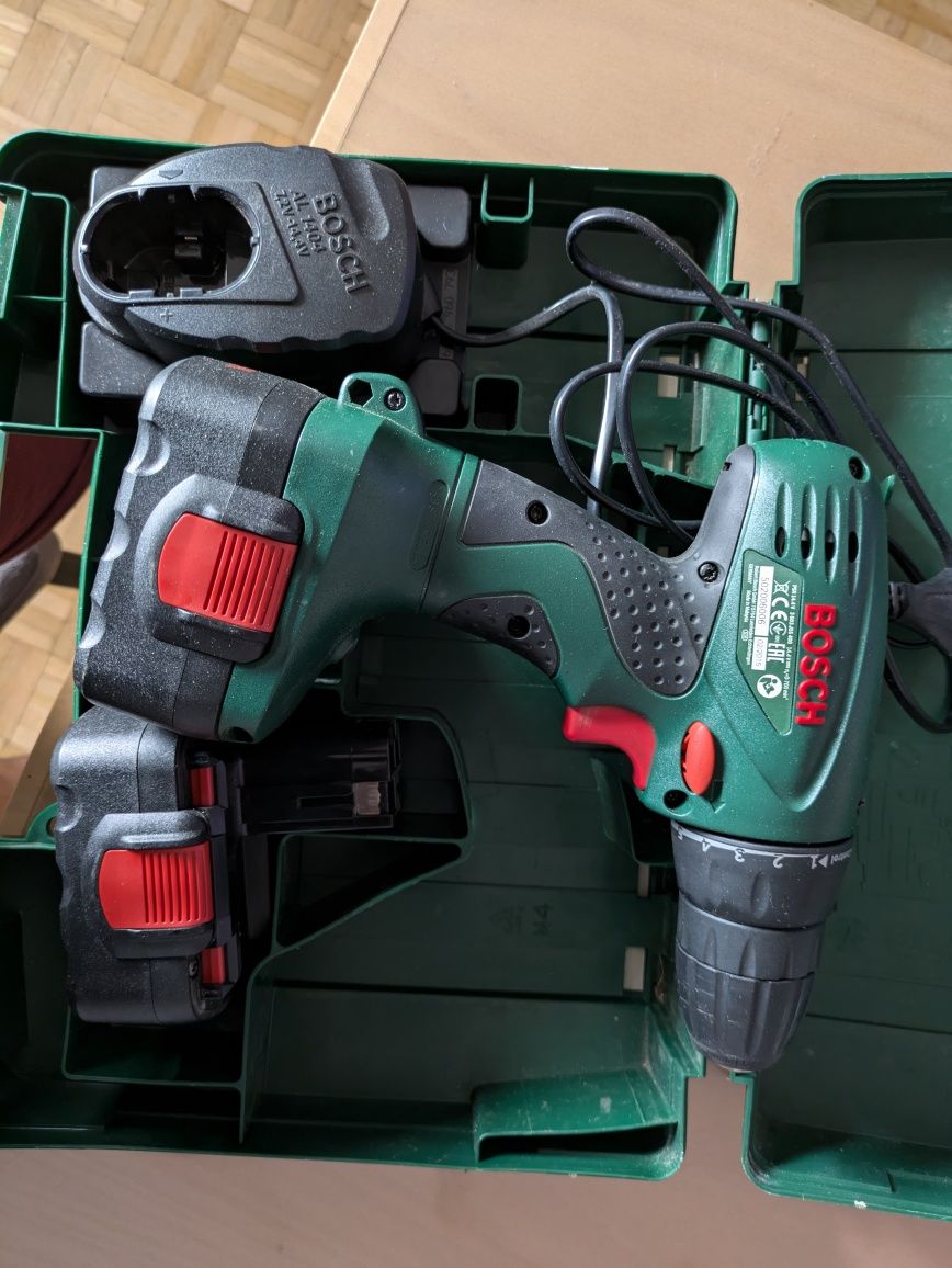 Bosch PSR 14,4 wkrętarka 2x bateria