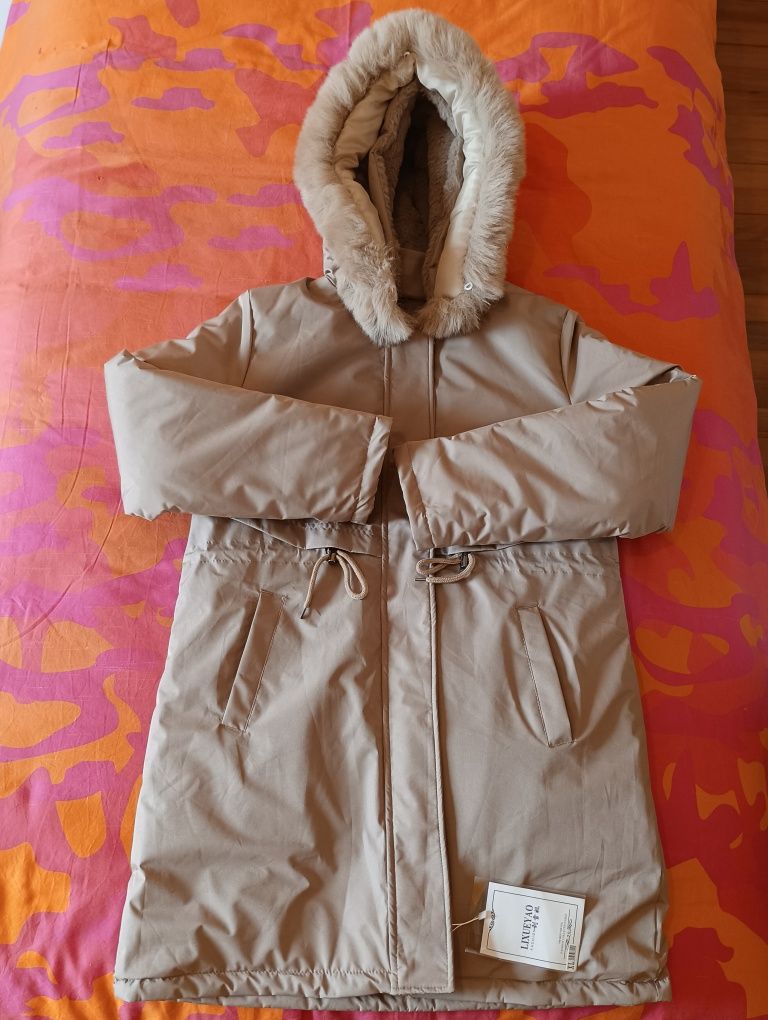 Casaco quente de inverno para senhora