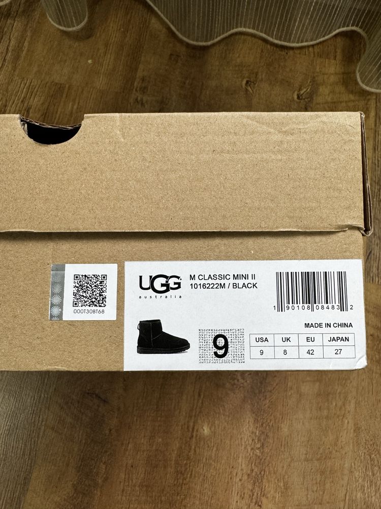 Ugg M classic mini 2 чорні