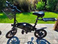 Rower elektryczny DYU D3F 250W 25km/h 10Ah 35km zasięgu stan bdb