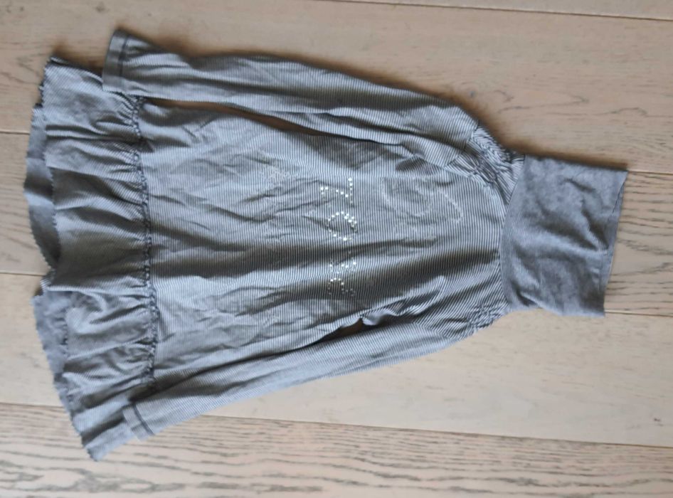 Bluzka z golfem tunika dla dziewczynki ZARA 7 8 lat 128 bawełna