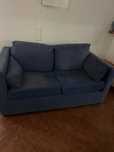 Sofas usados azuis