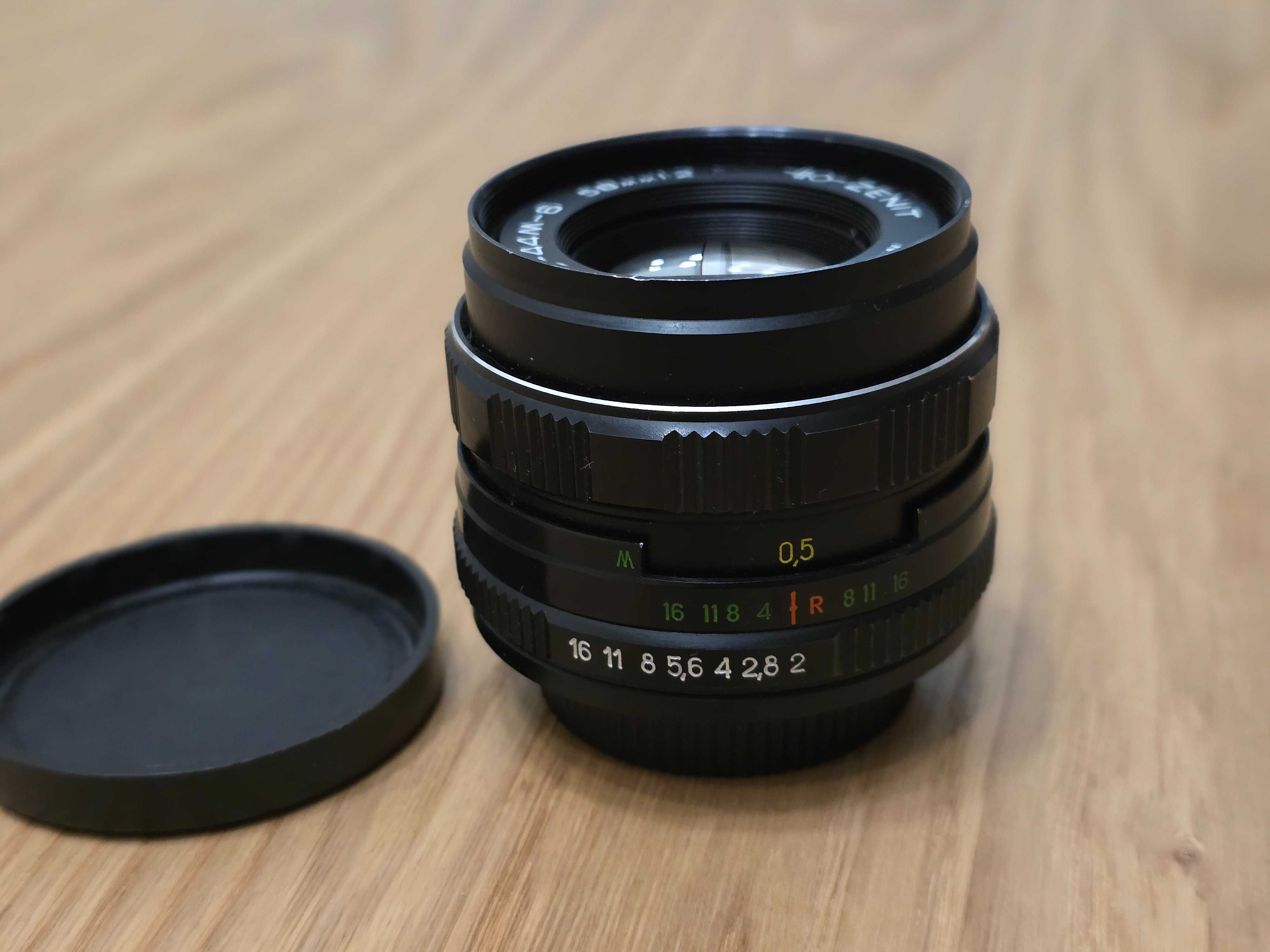 Obiektyw Helios 44M-6 58 mm F2 M42 Zenit stan bdb powłoki