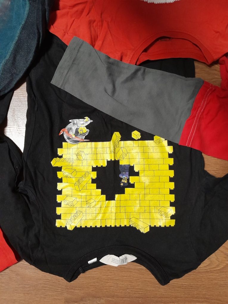 Лот речей рубашка в клітинку тепла футболка minecraft реглан Lego Sp