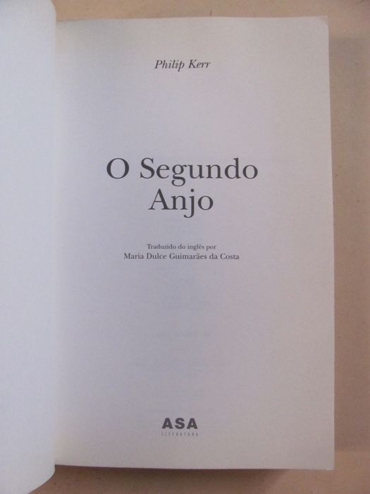 O Segundo Anjo de Philip Kerr