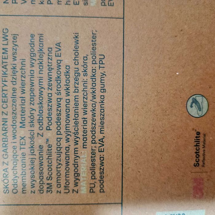 Nowe skórzane buty trekkingowe r.38 waterproof