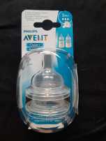 Philips avent silikknowe smoczki do butelek 2szt
