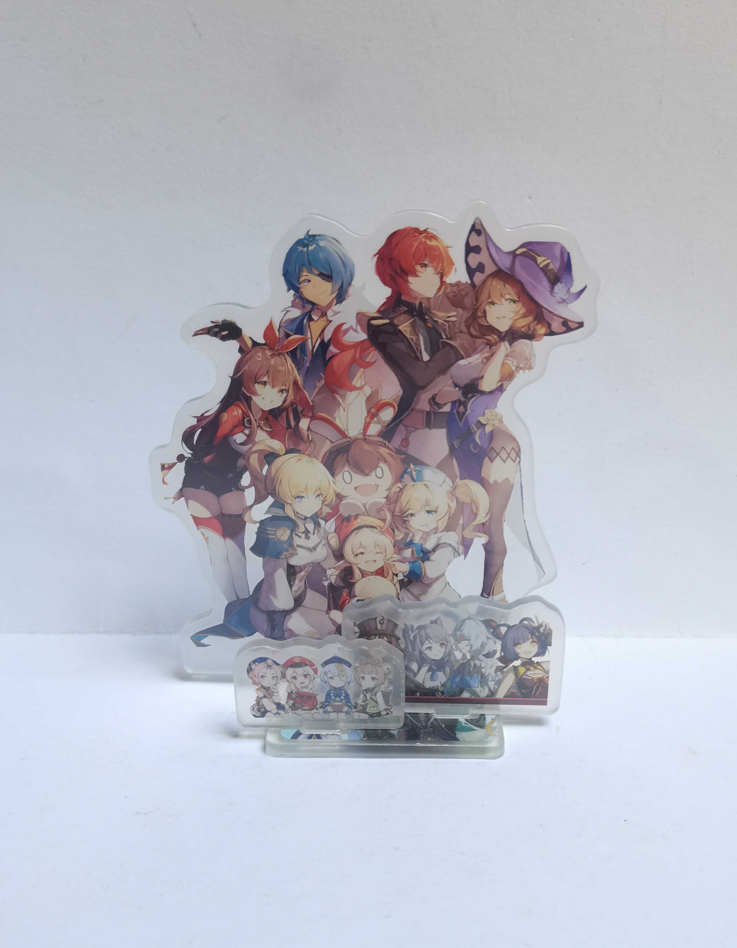 Figurka akrylowa 2D: bohaterowie gry anime Genshin Impact