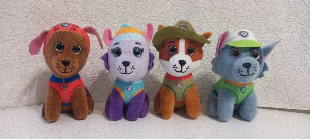 Брелки Зума,Эверест,Трекер,Рокки Щенячий патруль