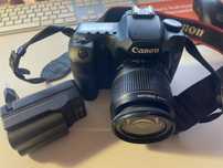 Aparat lustrzanka canon eos 5d body obiektyw uszkodzony