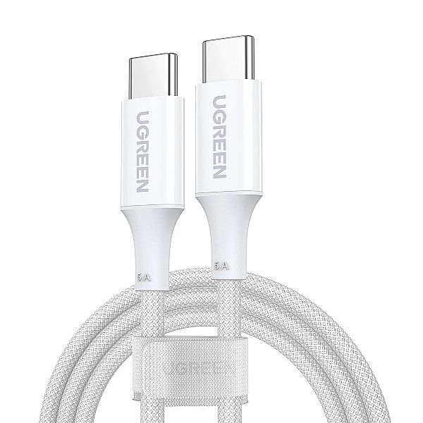 Kabel Ugreen US557 USB-C / USB-C PD 100W 1m - biały