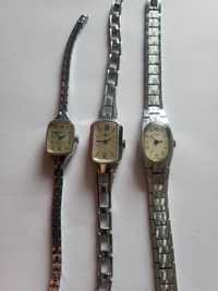3 stare zegarki damskie PRL. Luch,  Czajka