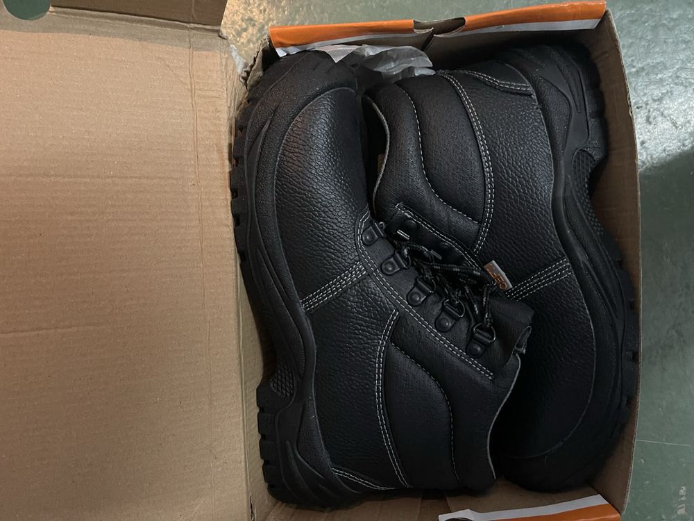 Botas de trabalho biqueira de aco 42