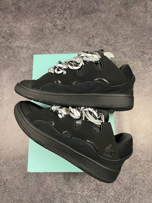 Lanvin Curb Sneakers Black Grey Premium
