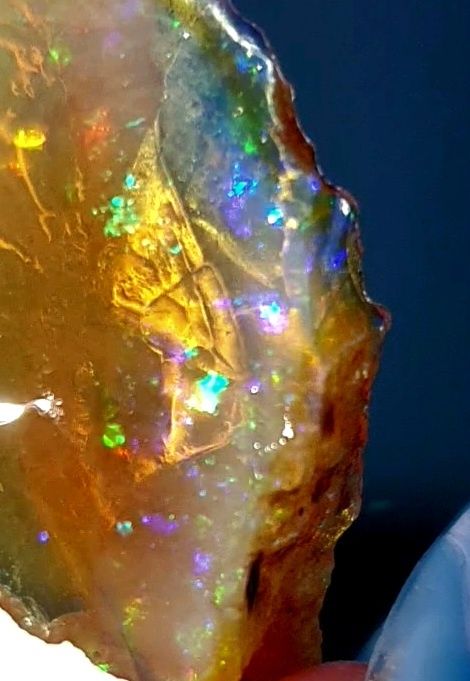 Ethiopian Opal Etiopski kamień szlachetny minerał kryształ nr2