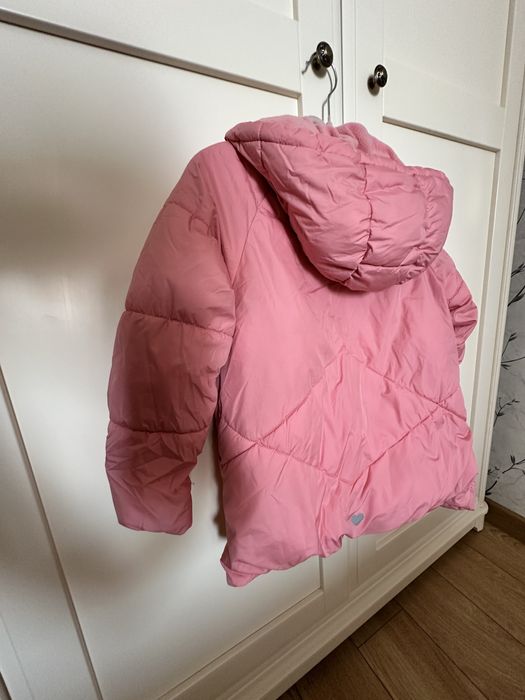Куртка рожева для дівчинки
