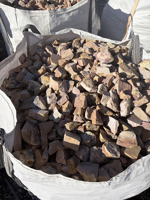 Pedra rosa jardim decorativa