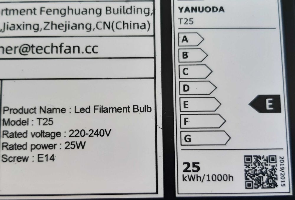 Lâmpada Nova Termo-resistente 25W E14 p/ Forno Eléctrico etc.