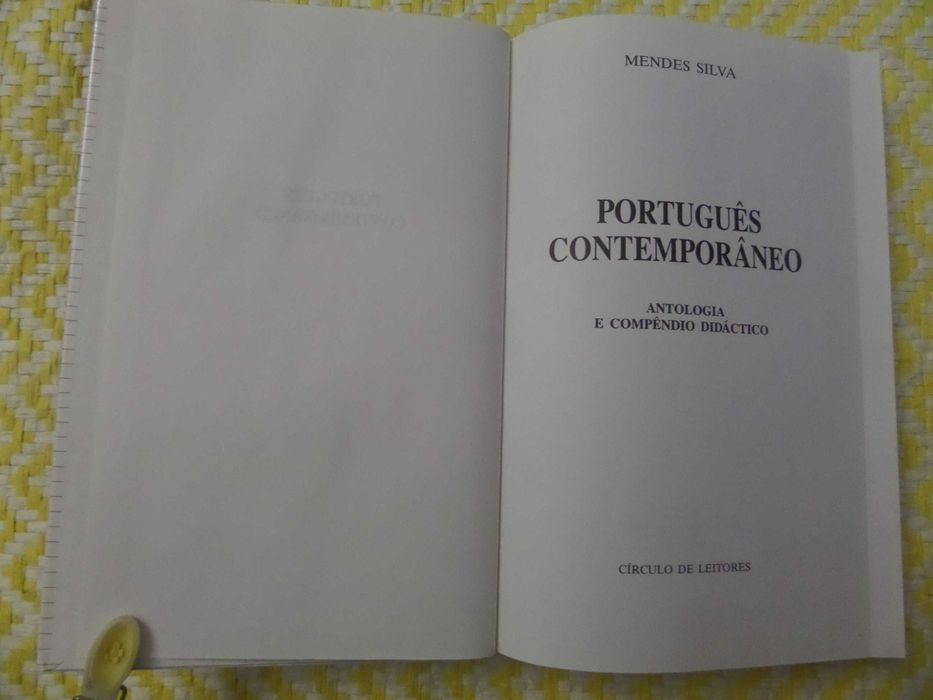 PORTUGUÊS CONTEMPORÂNEO
Antologia e Compêndio Didáctico