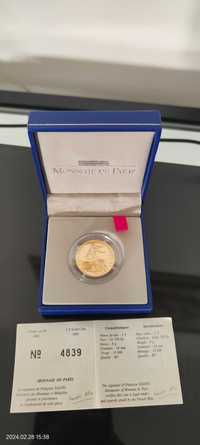 Moeda Ouro,  1 Franco -  
2001 - Monnaie de Paris - Moeda de Coleção