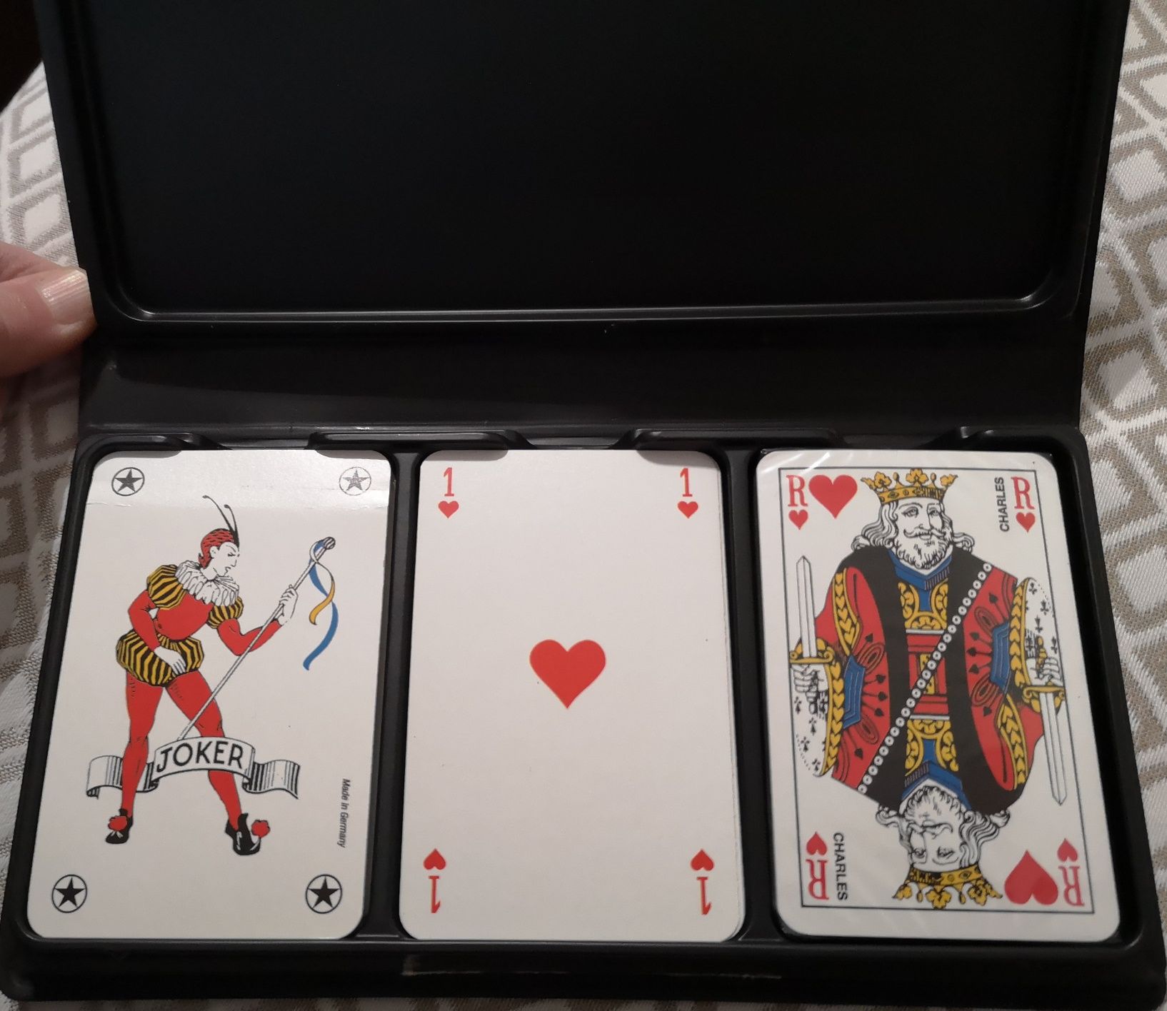 Caixa de Cartas para jogar