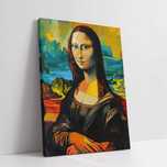 Obraz na płótnie Mona Lisa w Stylu Picassa do domu pokoju salonu 60x80