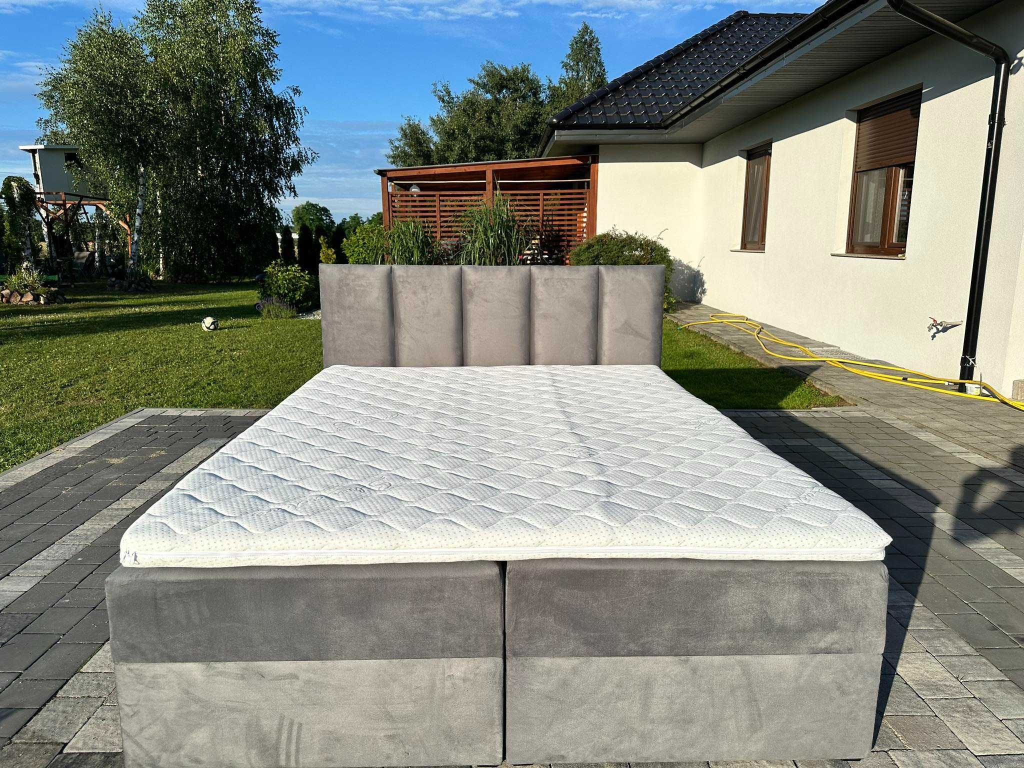 Łóżko kontynentalne 160x200 SARA z pojemnikiem SZYBKA DOSTAWA NOWE !!