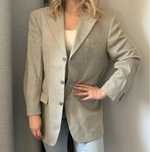 Carl Gross wełniana marynarka z jedwabiem vintage retro oversize