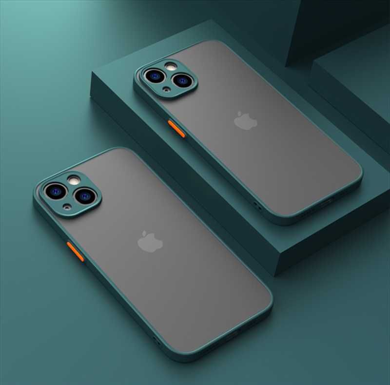 Etui iPhone 14 Pro Max niebieskie matowe super jakość