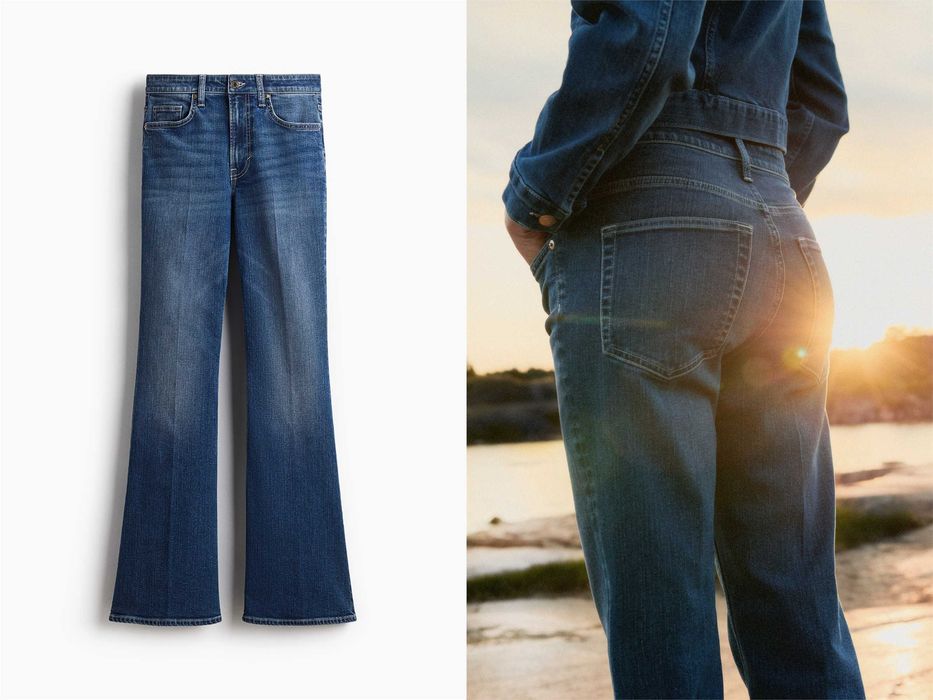 Spodnie dżinsowe 40 nowa kolekcja Flared High Jeans PROMOCJA