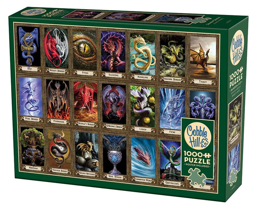 Puzzle 1000 21 Smoków 113524. Cobble Hill. Nowy Produkt