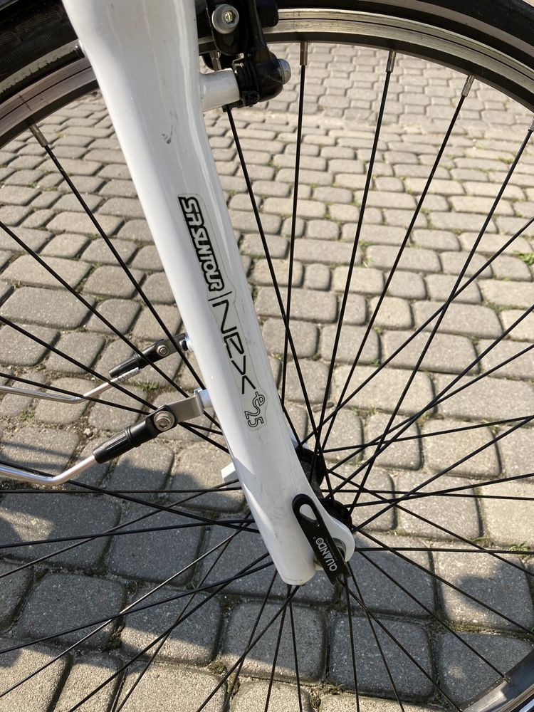 Rower elektryczny Saxonette, biały!