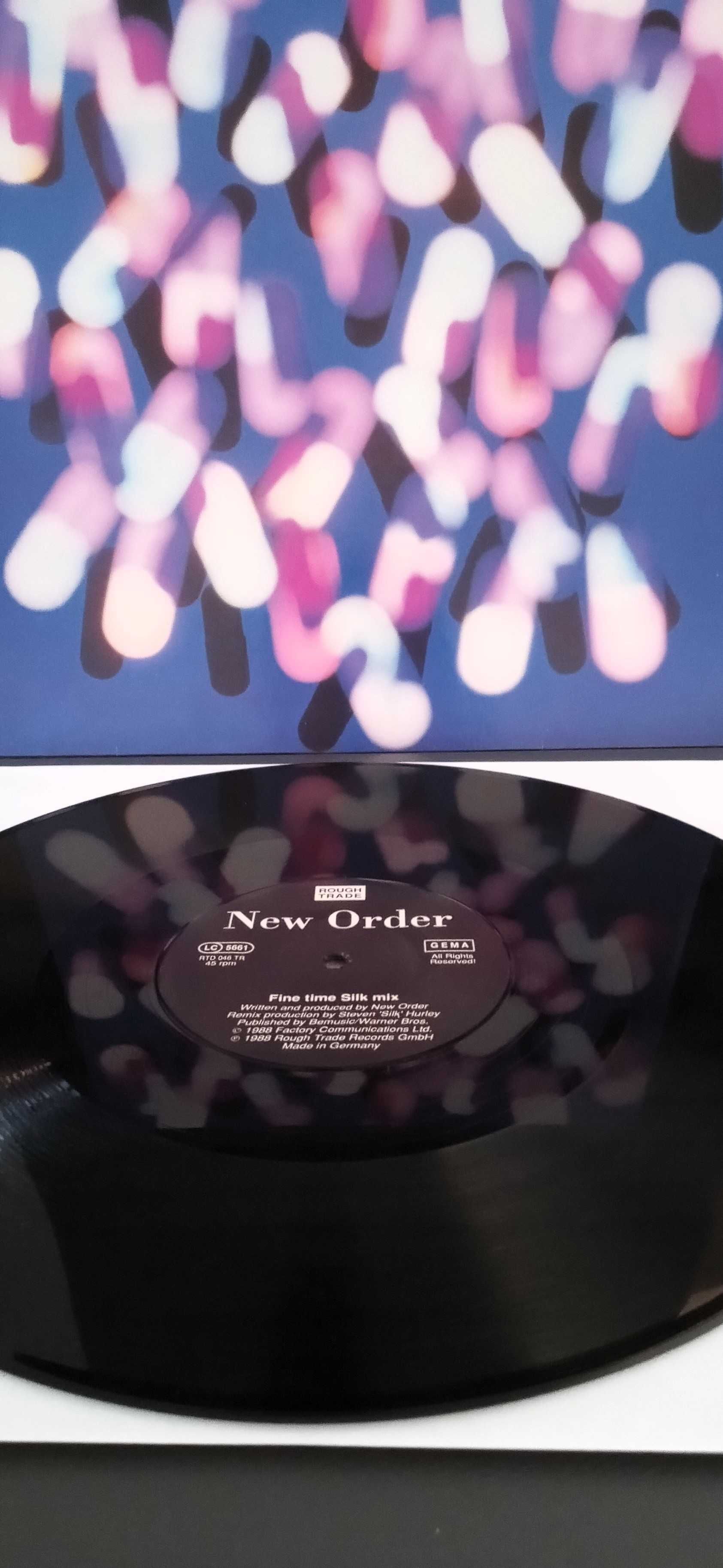 Płyta Winylowa New Order (byłe Joy Division) Fine Time Silk Mix+GRATIS