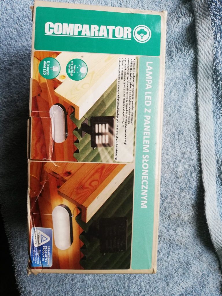 Nowa lampa solarna LED z panelem słonecznym-darmowe oświetlenie 4 szt.
